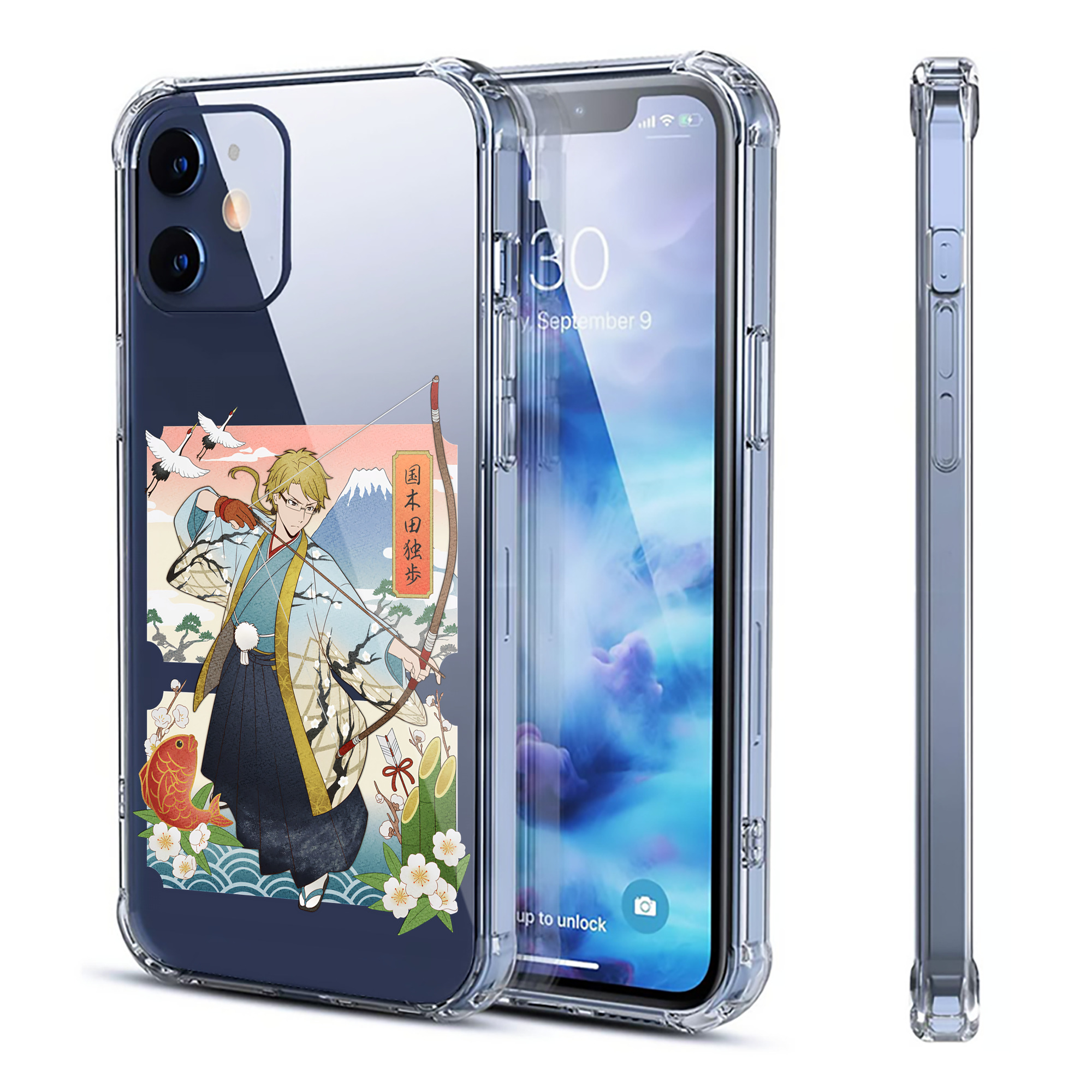 （画像用） 文豪ストレイドッグス Bungo Stray Dogs 【iPhone 12シリーズ対応】透明スマホケース（クリアソフトケース）